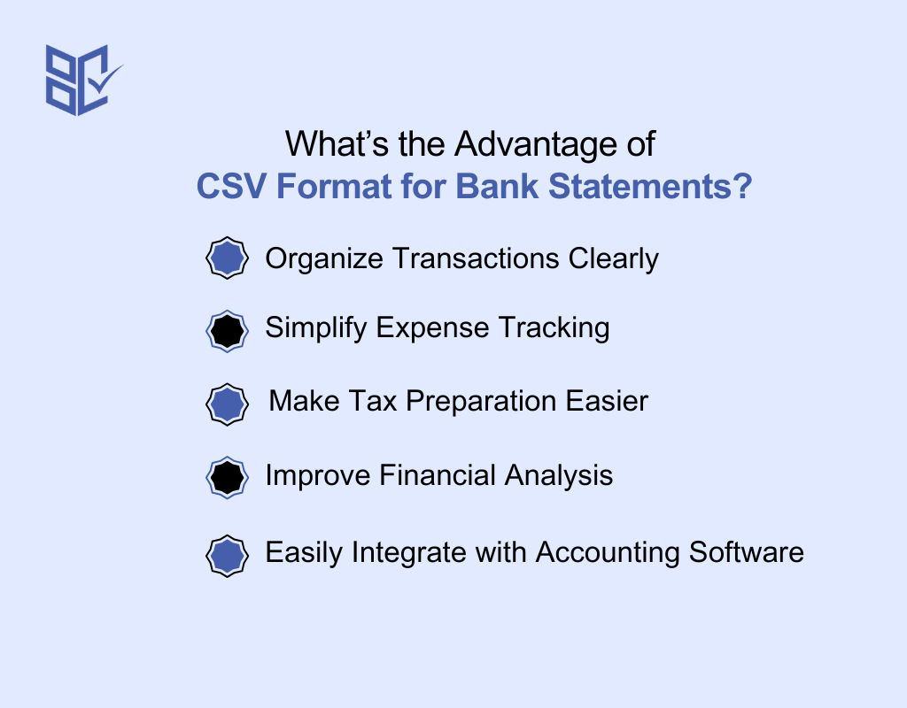 What’s the Advantage of CSV Format for Bank Statements